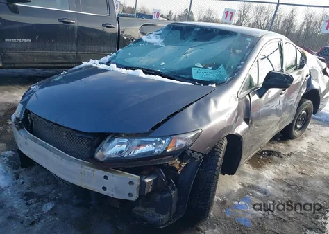 2014 Honda Civic Lx z USA, uszkodzony, nr VIN 19XFB2F55EE231803